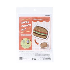 KIYOHARA HAPPY COTTONN Knitting Meal Pouch Kit with Hamburger Recipe DNK-12