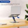 BESIGN LSX7 Laptop Stand with 360° Rotating Base, Ergonomic Adjustable