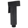 Sink Sprayer Stainless Steel Squared Electroplated Black Large Flow Bidet