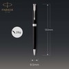 PARKER Sonnet Ballpoint Pen, Matte Black Lacquer with Palladium Trim,