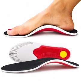 Arch Support Insoles for Everyday Shoes – Cushioned EVA Support with Trim-to-Fit Design for Walking & Standing