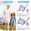 Inmorven Portable Toilet Camping Foldable Potty for Toddler Adults Kids