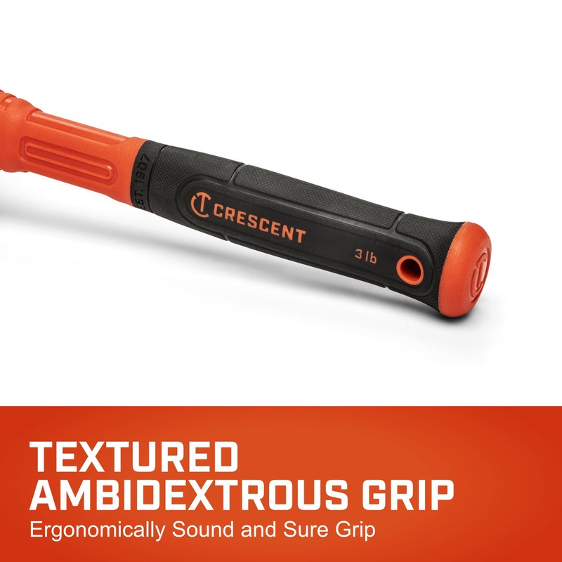 Crescent Fiberglass Drilling Hammer - Heavy Duty Construction Hand Tool