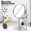 ASACESCU Vanity Mirror Makeup Mirror with Stand, Double Sided 1X