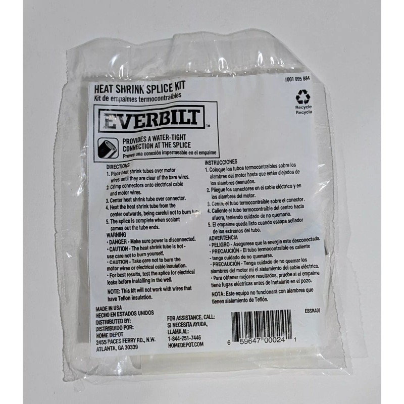 Compatible With All Models Submersible Well Pump Wire Heat Shrink