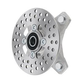 M MATI Front Wheel Hub & Brake Rotor Assy for Yamaha YFZ450 Raptor 700 660 2001-2024 1PE-F510D-00-00 1PE-F5111-00-00 4XE-F582T-11-00 3GD-2582T-10-00 1S3-25111-10-00 1S3-25111-00-00