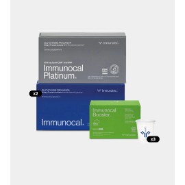 NUEVO PAQUETE DE SALUD-2 Immunocal -1 Immunocal Platinum- 1 Immunocal Booster -3 vasos mezcladores