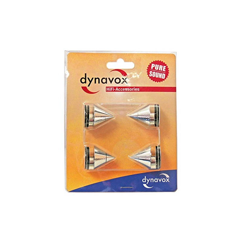 Dynavox Sub Watt Absorbers for Speakers Set of 4 Chrome