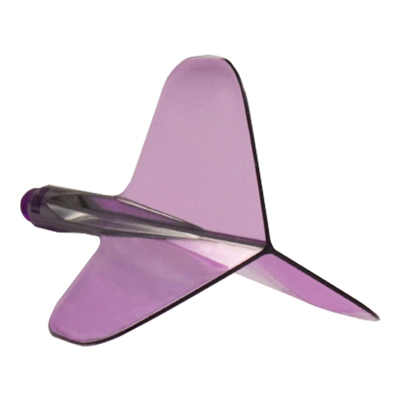 Condor Axe 120 | Dart Flights and Colours. (Clear Purple,