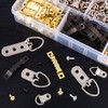 Swpeet 415Pcs Picture Hangers Kit with Screws, Heavy Duty Assorted