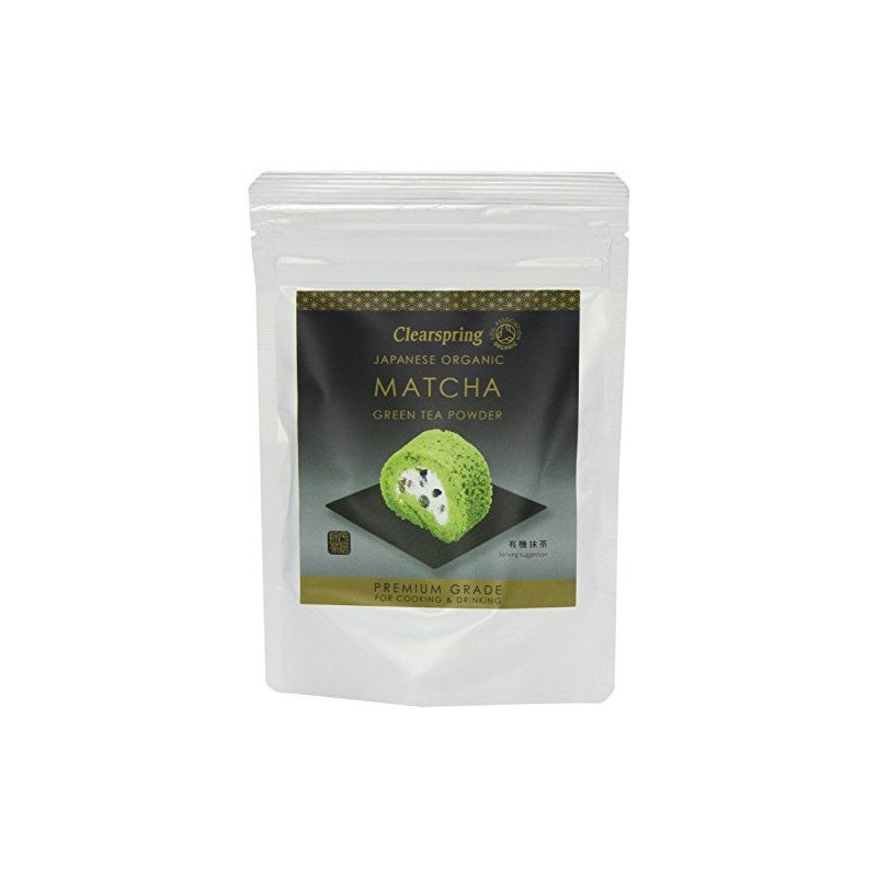 Clearspring Org Matcha Green tea Premium 40 g (order 10