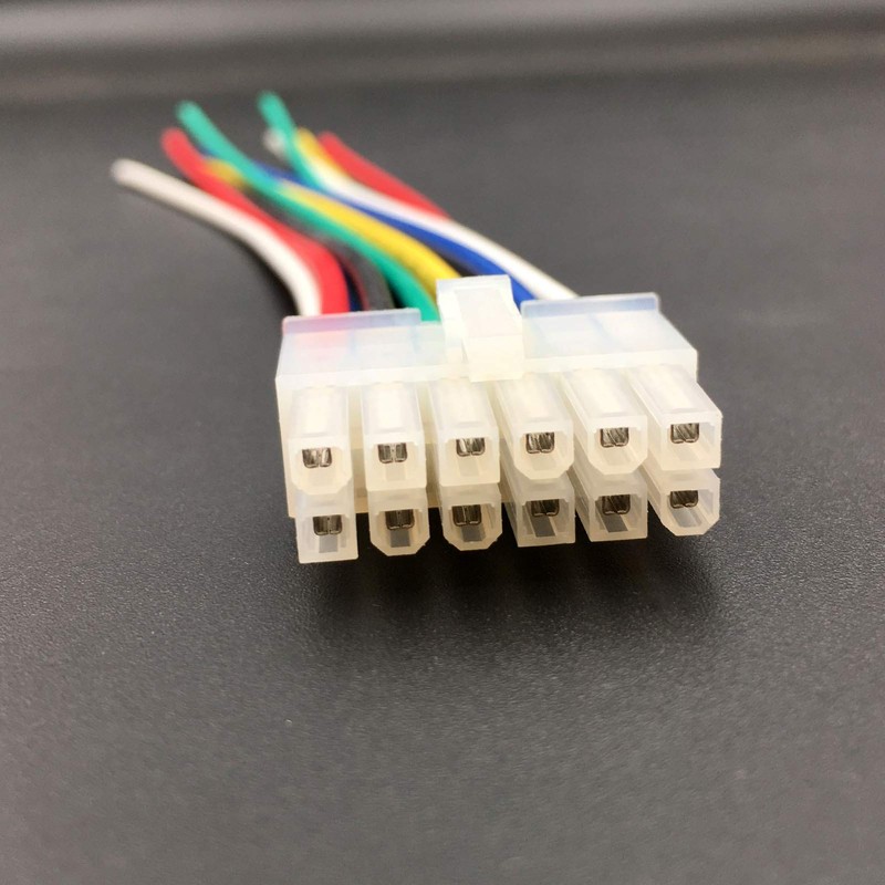 Aokus Dual 12 PIN Power Plug Wire Harness for XDM17BT,