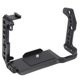 Jaula de Cámara para FX30 FX3, Riel de la OTAN, Orificios de Localización de 3/8 Pulgadas, Roscas de 1/4 Pulgadas, Compatible con RS2 RSC2 RS3 RS3PRO