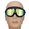 Electroplated Large Frame Swim Goggles Anti Fog Silicone Swimming High