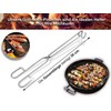Professional Barbecue Tongs 30 cm Stainless Steel