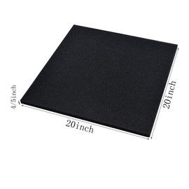 CKDFK Bio Filter Foam Sponges, 20"x20"x0.8" 50PPI Filter Media Pad,Cut-to-Size Foam for Aquarium Fish Tank