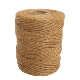ANSIO Jute Twine, 333 feet Jute String 3 ply 2mm Thickness, Jute Rope for Decoration Garden Floristry DIY Arts Bundling Crafts & Wrapping - Brown