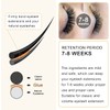 QUEWEL Eyelash Extension Glue 6ML Strong Black Lash Glue 1-2