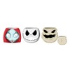 Silver Buffalo Nightmare Before Christmas Sally Oogie Faces 3pc Ceramic