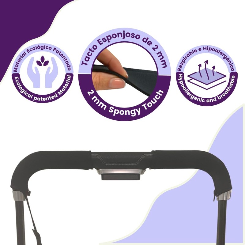 PROTEC TIF | Neoprene Handlebar Covers Compatible with CYBEX E-PRIAM