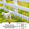Adavin No Dig Animal Barrier Green Garden Fence, 10 Pack