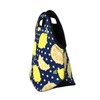 allydrew Insulated Neoprene Lunch Bag Zipper Lunch Box Tote, Lemons