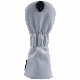 Kimpengofu Funny Golf Club Head Covers for Fairway Woods Soft Synthetic PU Leather Embroidery Colorful Thumb Pattern Design with Number Tag (White)