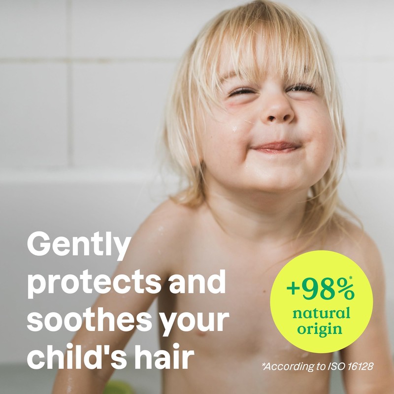 ATTITUDE Natural Conditioner for Kids, Hypoallergenic, Vegan, Plant- and Mineral-Based,