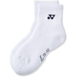 YONEX 19122J Boys Tennis Badminton Socks (Junior), white (011)