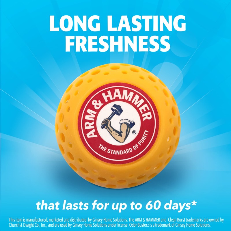 Arm and Hammer Odor Busterz Deodorizer Balls Mixed Pack: 4