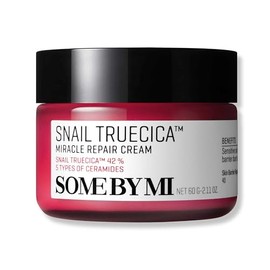 SOME BY MI Caracol Truecica Miracle Repair Cream - 2.02 onzas, 2.0 fl oz - Hecho de mucina de caracol para piel sensible - Hidratante facial de repara