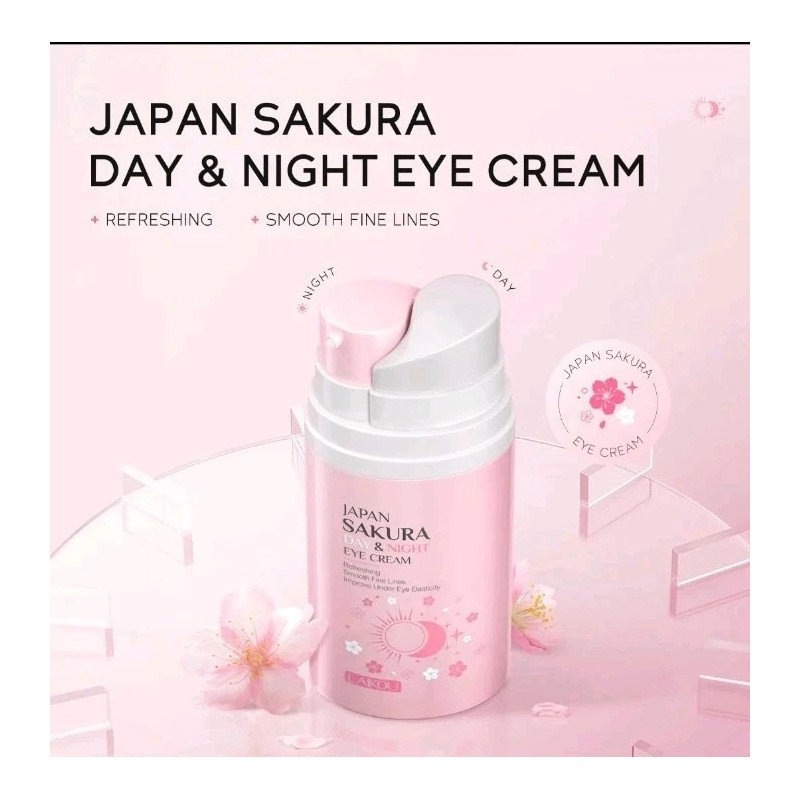 Laikou Japan Sakura Day And Night Eye Care Set