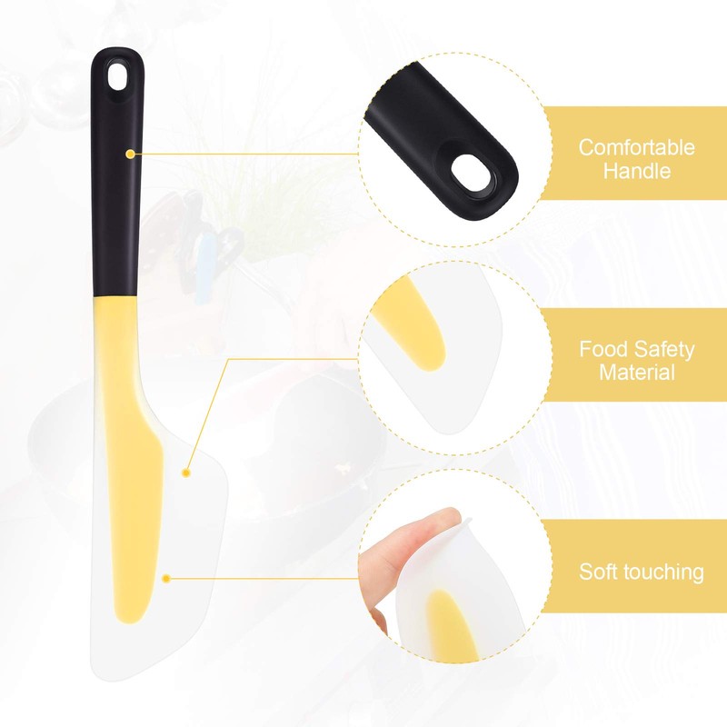 Patelai Omelette Spatula Kitchen Omelet Turner Silicone Non-stick Omelette Scraper