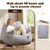 WLIVE 43'' Giant Bean Bag Chair, Bean Bag Sofa with