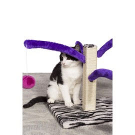 Prevue Pet Products Kitty Power Bounce 'n Spring Scratcher Furniture purple Small
