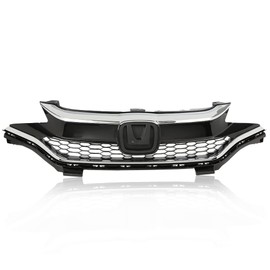 PIT66 Front Upper Bumper Grille Compatible with 2018 2019 2020 Honda Fit 71121-T5R-A50 71122-T5R-A50 71123-T5R-A50