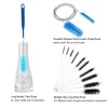 12 Pack Glass Tube Pipe Cleaner Brush Set, 17 Inch