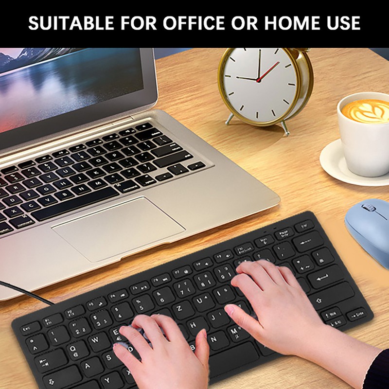 78 Keys Language Ultra Thin Keyboard Plug and Play Splash