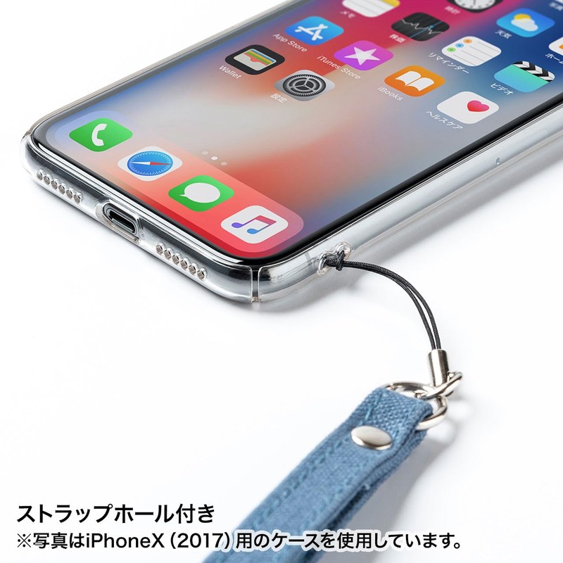 サンワサプライ クリアハードケース (iPhone7) PDA-IPH014CL