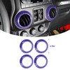 4PCS Center Console Dash Air Conditioner Vent Cover Trim Interior