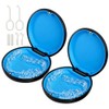2 Pack Retainer Case, Compatible with Invisalign, Slim Aligner Case