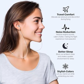 Tapones Para Los Oídos Softvox Para Aliviar La Presión En El Avión Y Prevenir El Dolor De Oídos. Imprescindibles Para Viajar En Avión. Tapones Para Lo