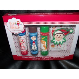 Lotta Luv The Elf on The Shelf 5pc Jumbo Lip Balm+Keychain+