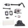 Carburetor Kit Strong Sparking Plug Air Filter Fuel Line Strainer