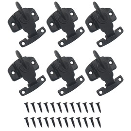 HAJXZH 6set Align-N-Lock Table Locks Heavy Duty Table Leaf Locks Dining Training Table Buckles Connectors for Extension Tables Computer Workstations and Conference Tables (Black)