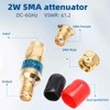 BECEN 2 Watt 30db Fixed Attenuator - SMA Male to