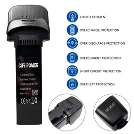 MaximalPower 11.4V 6500mAh Battery Compatible for Hubsan Zino Pro+, Zino Pro+ Plus Drone (1 Pack)