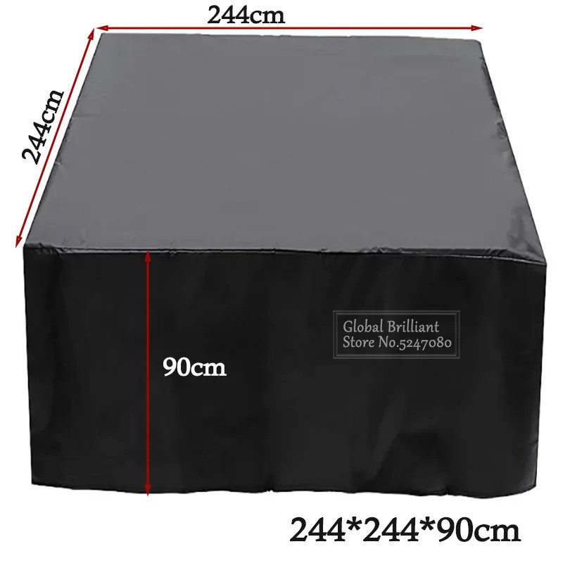 210D Oxford Square Hot Tub Cover, 78.7 x 78.7 x
