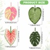 4Pcs Leaf Shaped Hand Towels, Hanging Kitchen Towels, Decorative Bathroom