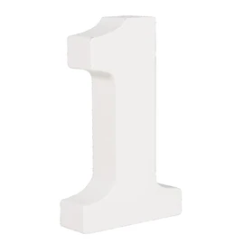 Rayher MDF Number 1, FSC 100%, 6.7 x 2 x 11 cm, 64601102